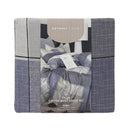 Bedroom featuring Odyssey Living Tyler Quilt Cover Set with crisp cotton texture.