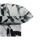 Bedroom featuring Odyssey Living Vietnam Cotton Quilt Cover Set with natural green tones.