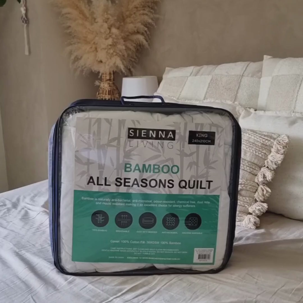 Sienna Living All Seasons Bamboo Quilt