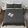 Linenova Brushed Microfibre Striped Quilt Cover Set