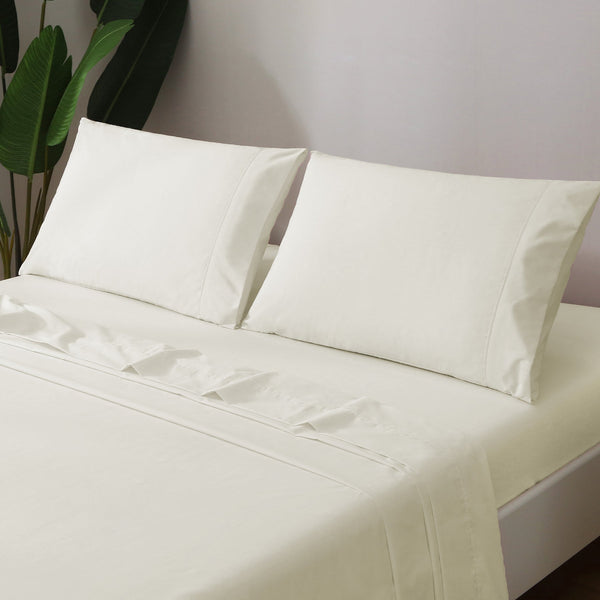 Linenova 300 Thread Count Cotton Blend Bed Sheet Set