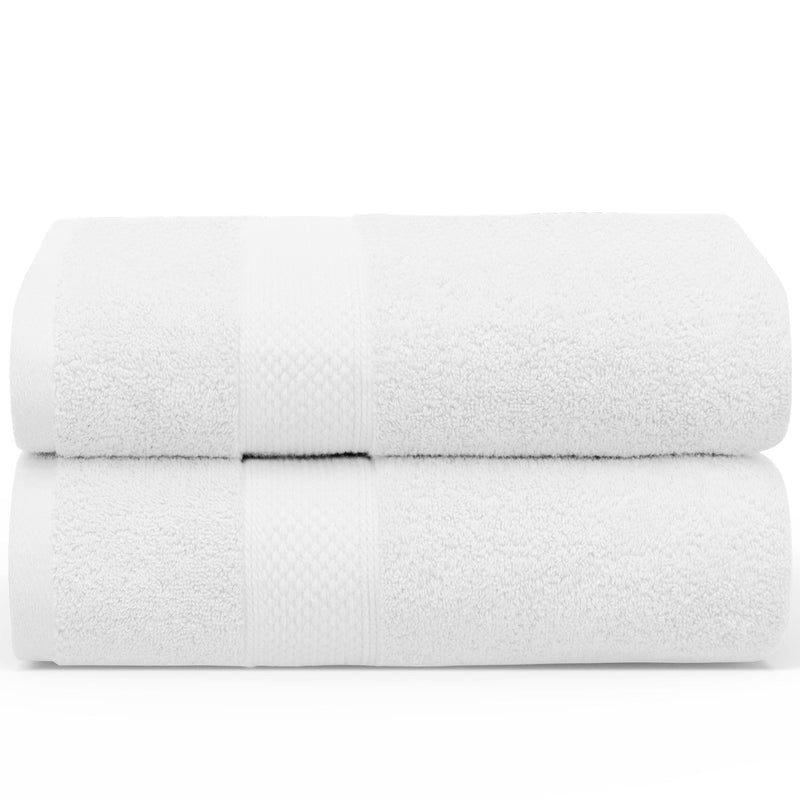 Linenova 650GSM Cotton Bath Sheet 2 Piece Pack