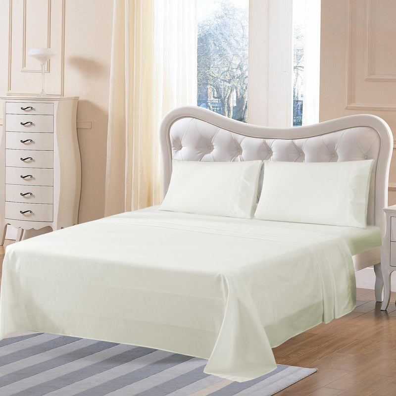 Linenova 300 Thread Count Cotton Blend Bed Sheet Set