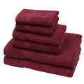 Linenova 650GSM Cotton Bath Towel 6 Piece Pack