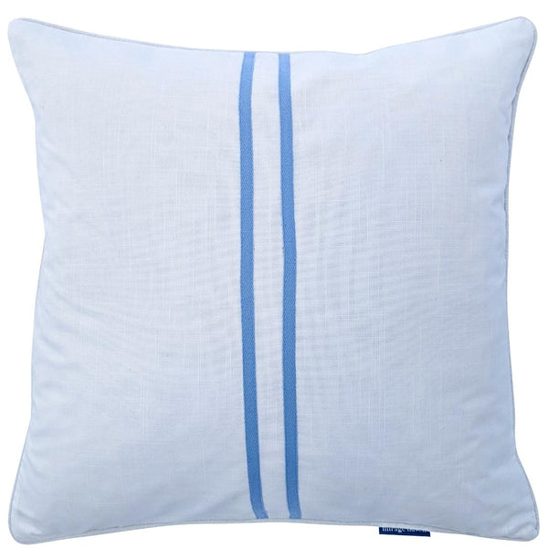 Mirage Haven Rays Twin Stripe Blue And White 50x50cm Cushion Cover