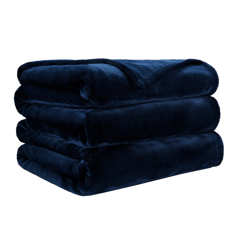 Linenova Lightweight Flannel Microfibre Blanket