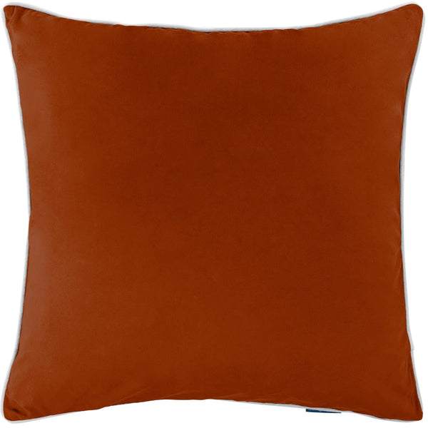 Mirage Haven Rina Premium Velvet Rust 60x60cm Cushion Cover