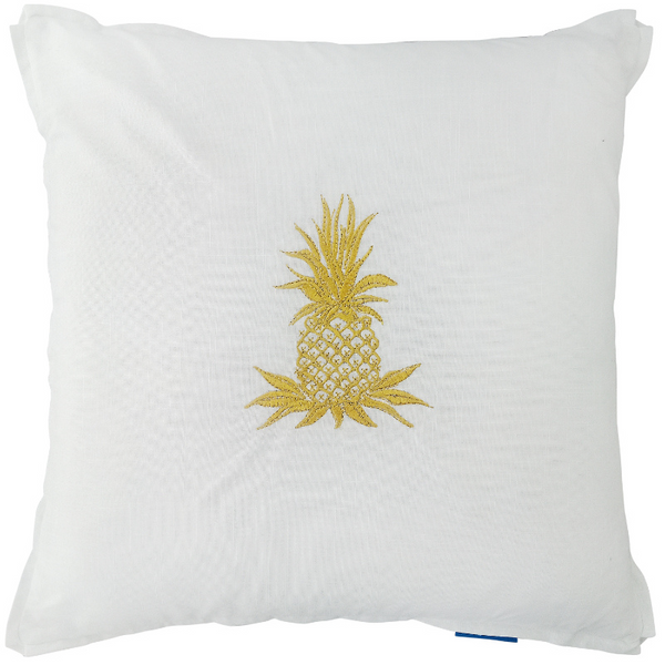 Mirage Haven Pine White and Gold 50x50cm Cushion Cover
