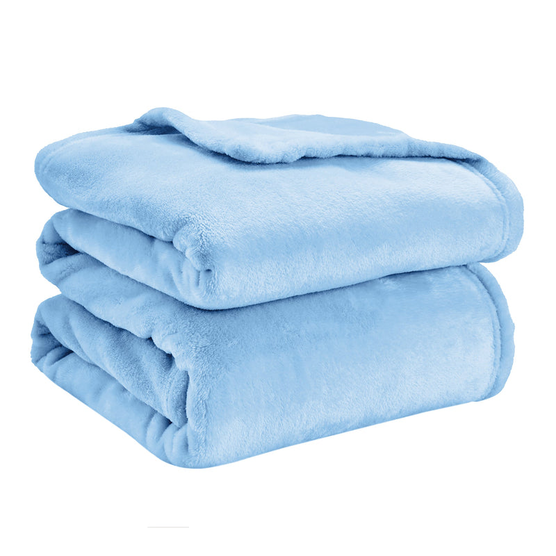 Linenova Lightweight Flannel Microfibre Blanket