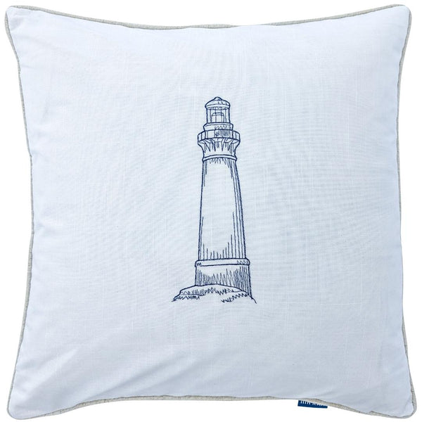 Mirage Haven Lighthouse White 50x50cm Kids Cushion Cover