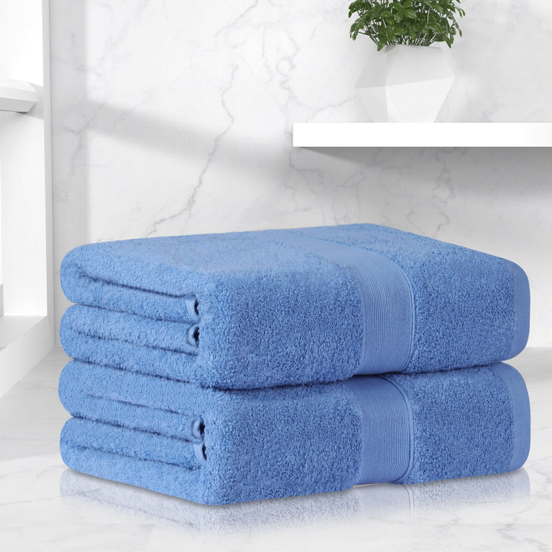 Linenova 550GSM Cotton Bath Sheets 2 Pack