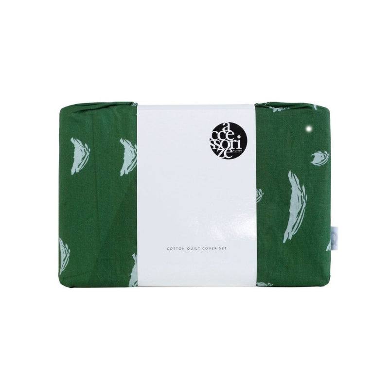 Accessorize Ren Digital Printed Cotton Quilt Cover Set (6721403715628)