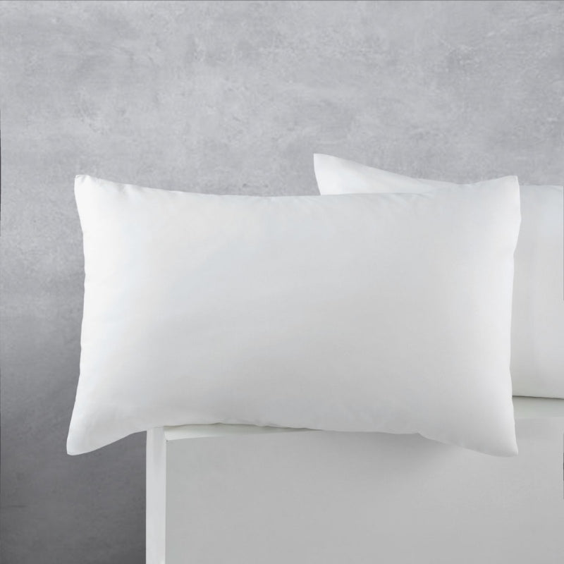 Accessorize Standard Cotton Polyester White Pillowcases Set of 2 (6721556381740)