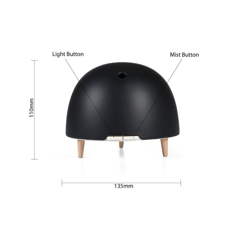 Accessorize Bibo Ultrasonic Black Aroma Diffuser (6949528600620)