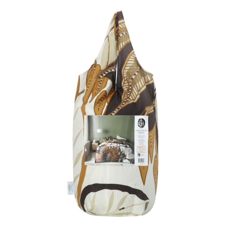 Accessorize Bronte Washed Cotton Printed 3 Piece Comforter Set (6985257189420)