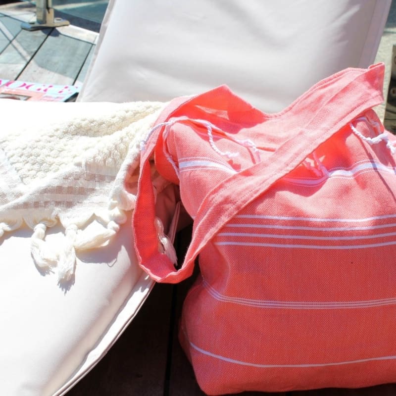 Accessorize De La Mer Coral Beach Bag (6981828608044)