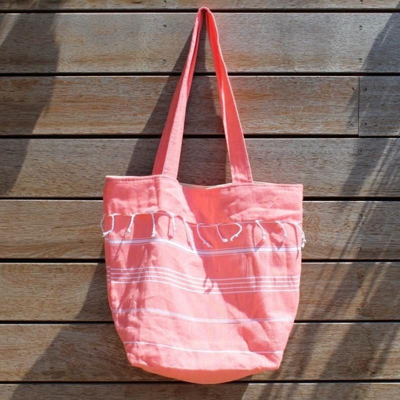 Accessorize De La Mer Coral Beach Bag (6981828608044)