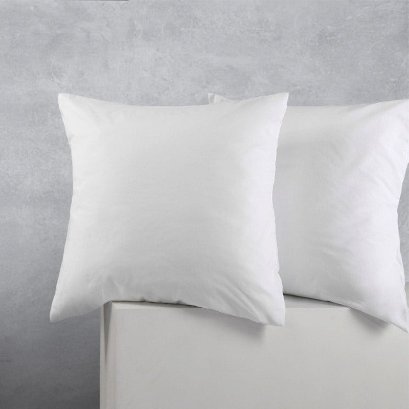 Accessorize European Cotton Polyester White Pillowcases Set of 2 (6721563754540)