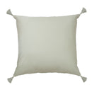 Accessorize Indra Grey 65x65cm Tassel European Cushion (6714430521388)