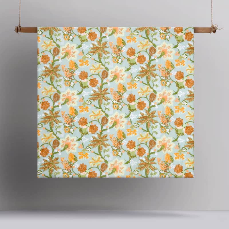 Accessorize Kienze Washed Cotton Printed Quilt Cover Set (6983663976492)
