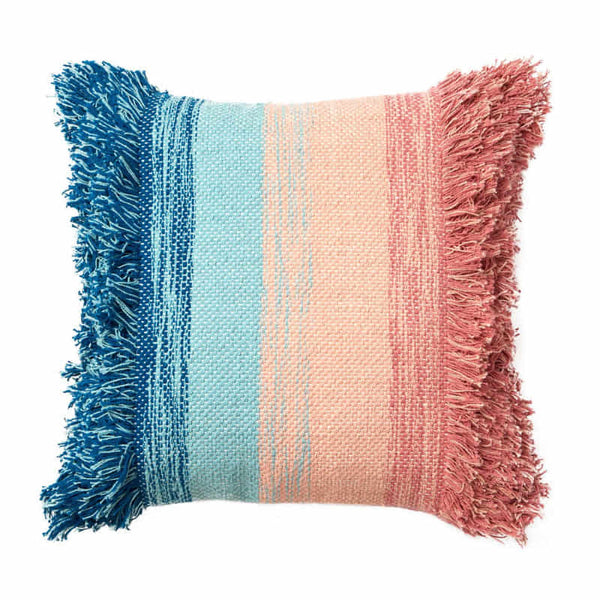 Accessorize Layne Blue Pink 45x45cm Filled Cushion (6714313474092)