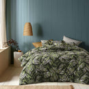 Accessorize Styx Washed Cotton Printed Green 3 Piece Comforter Set (6985246867500)