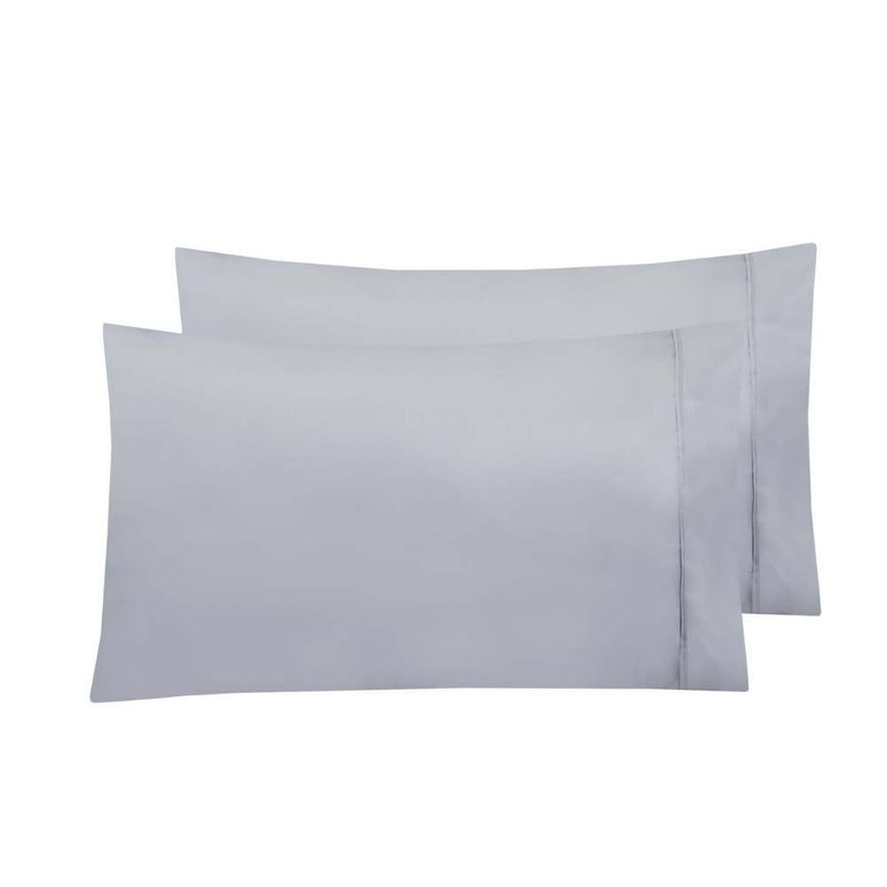 Accessorize Silver Satin Pillowcase Pair (6865596874796)