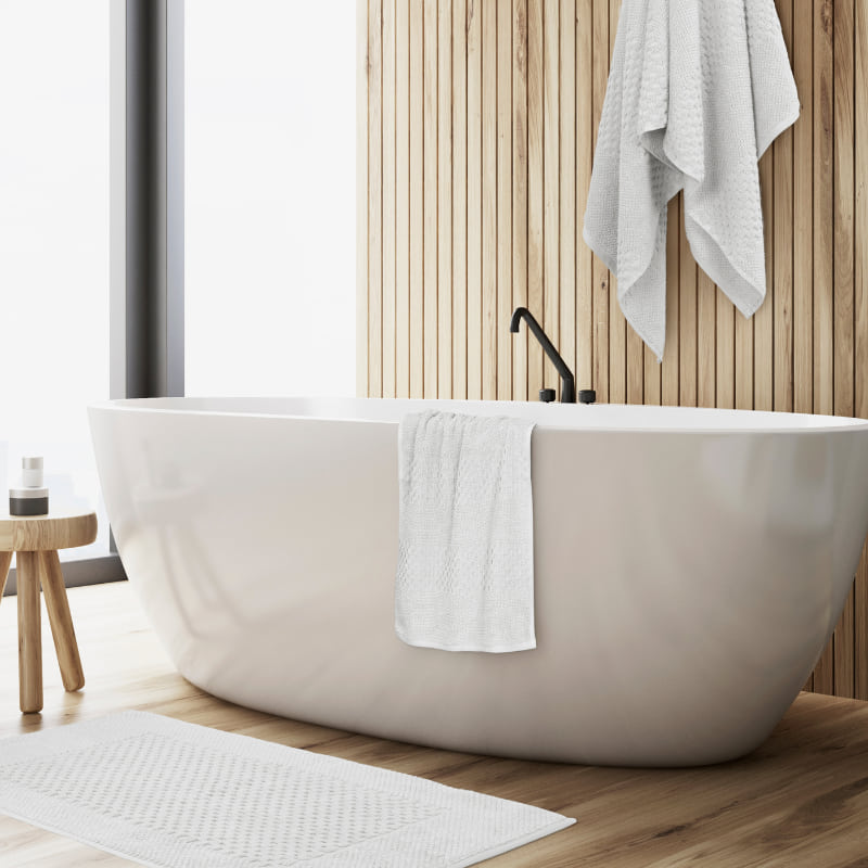 Algodon Portland 8 Piece Ivory Towel Pack