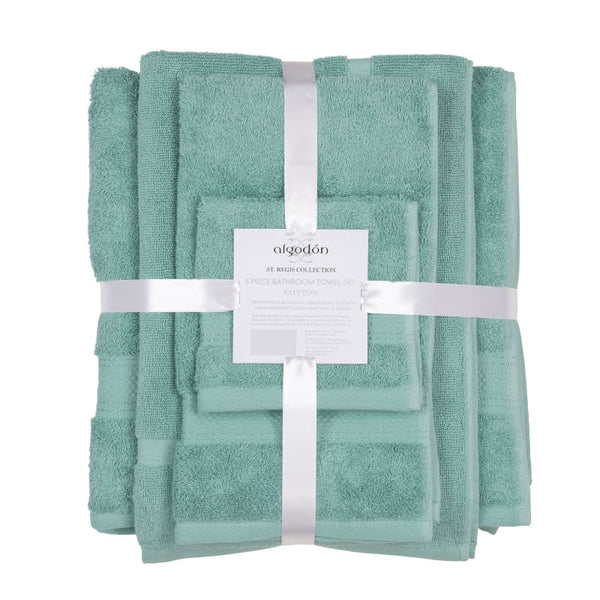 Algodon St Regis Collection 5 Piece Marine Towel Pack