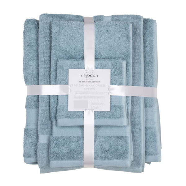 Algodon St Regis Collection 5 Piece Mist Towel Pack