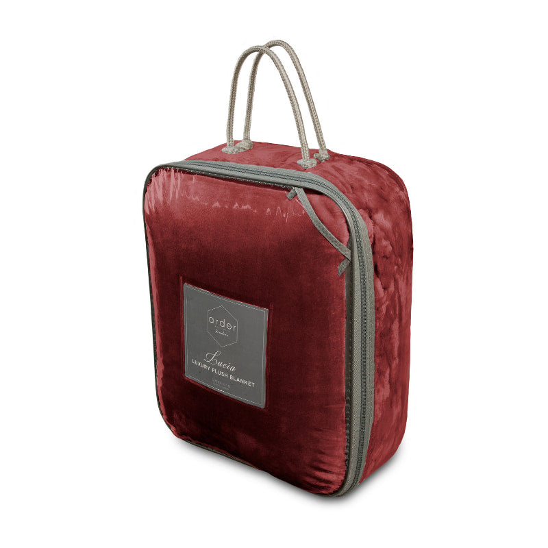 Ardor Boudoir Lucia Luxury Plush Velvet Blanket (6660409884716)