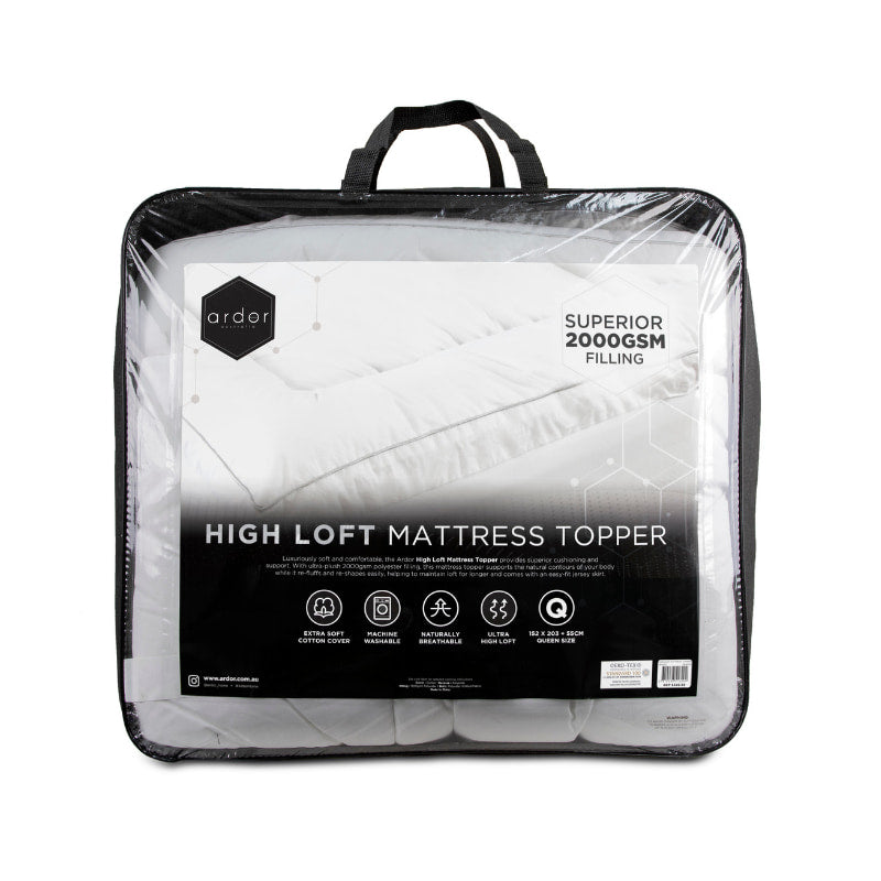 Ardor Superior High Loft 2000GSM Mattress Topper (6655272026156)