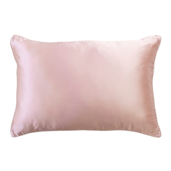 Ardor Silk Linen Dusky Pink Reversible Pillowcase