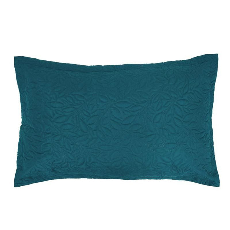 Bambury Botanica Teal Coverlet (6618460913708)