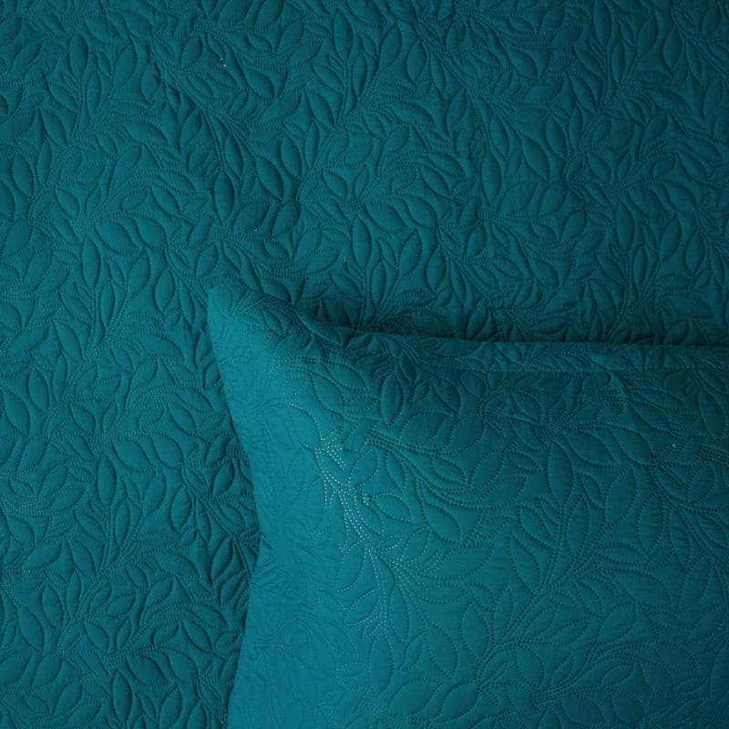 Bambury Botanica Teal Coverlet (6618460913708)