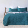 Bambury Botanica Teal Coverlet (6618460913708)