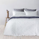 Bambury Botanica White Coverlet (6618461012012)