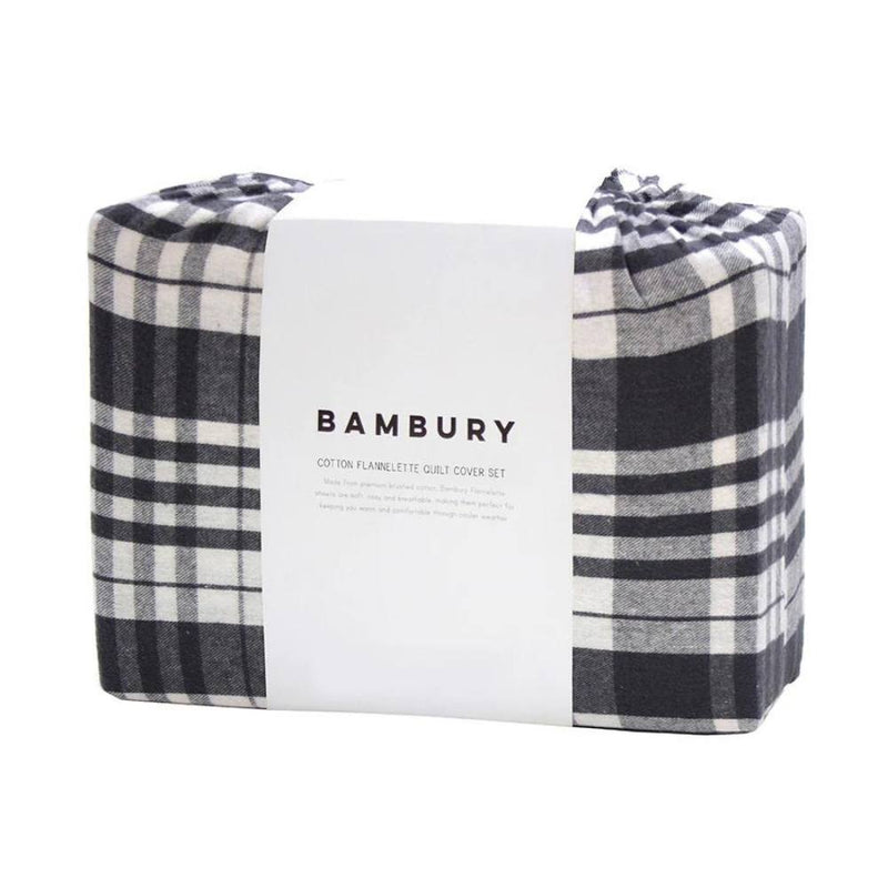 Bambury Brentford Flannelette Quilt Cover Set (6813351510060)