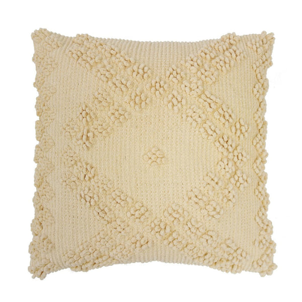 Bambury Bronte Custard 50x50cm Cushion (6928477225004)