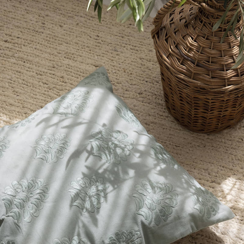 Bambury Cora Eucalyptus 50x50cm Cushion
