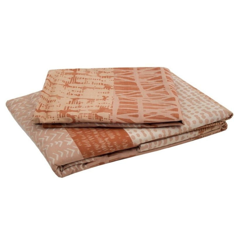 Bambury Darlington Terracotta Quilt Cover Set (6621612638252)