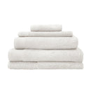 alt="Set of beautiful, soft ivory cotton towels"