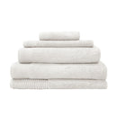 alt="Set of beautiful, soft ivory cotton towels"