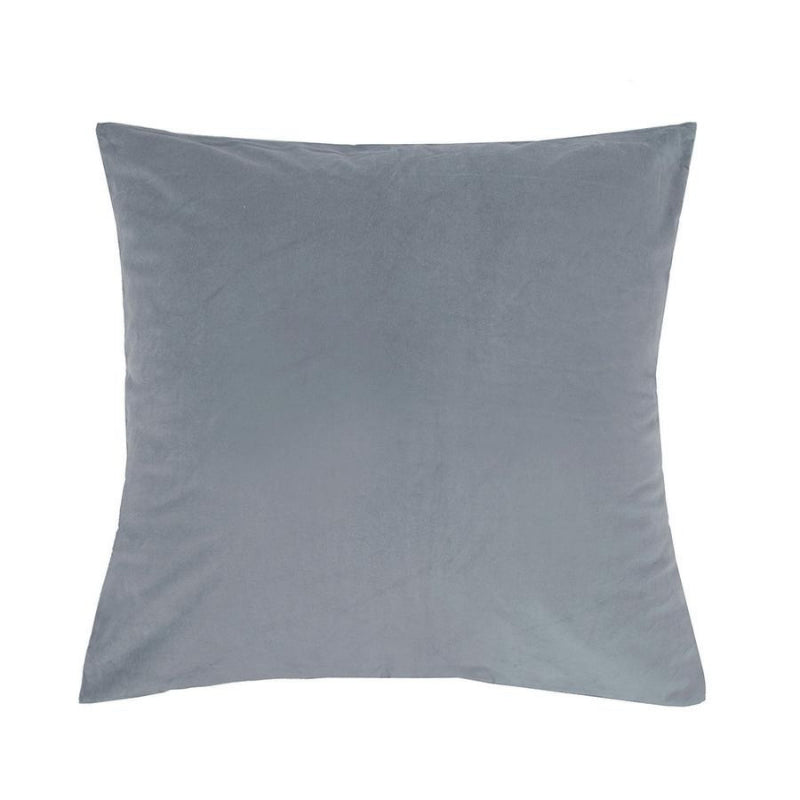 Bambury Velvet Steel Blue European Pillowcase (6619358822444)