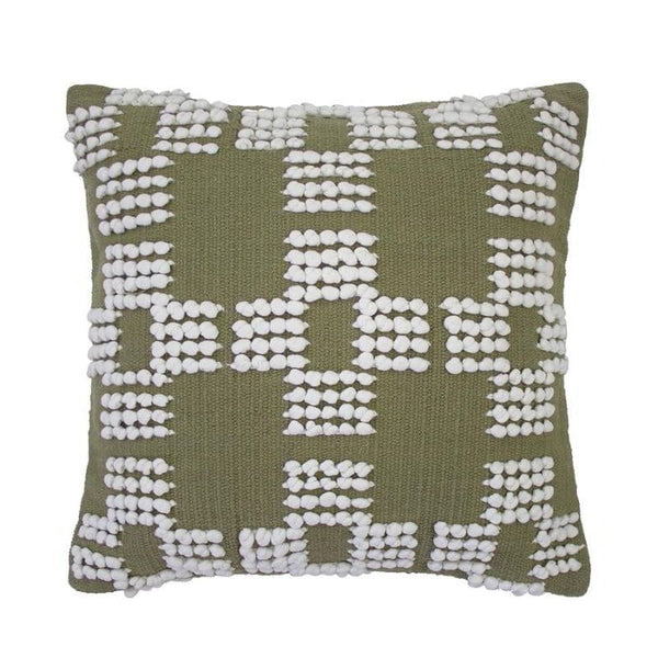 Bambury Hastings Olive 50x50cm Cushion (6618146701356)