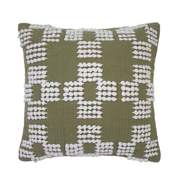Bambury Hastings Olive 50x50cm Cushion (6618146701356)