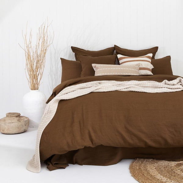 Bambury French Linen Hazel Quilt Cover Set (6618798587948)