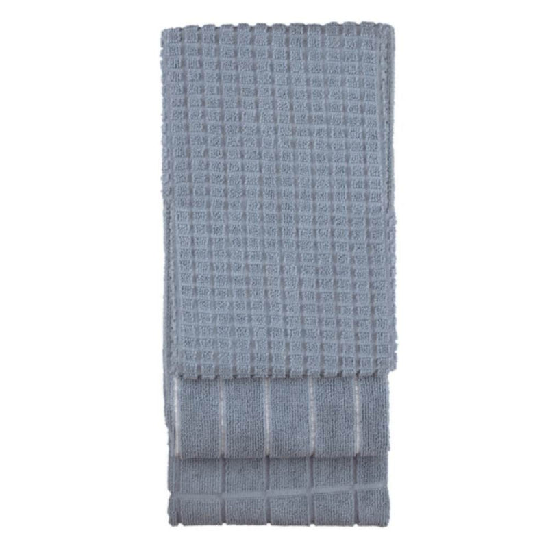 Bambury Microfibre 3 Piece Blue Kitchen Towel Set (6810198147116)