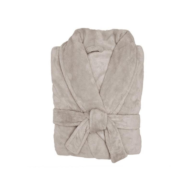 Ultra-soft and comfortable stone robe, great for staying warm in colder season and made from 100% polyester coral fleece.