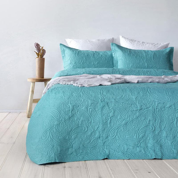 Bambury Paisley Peacock Coverlet (6618485424172)